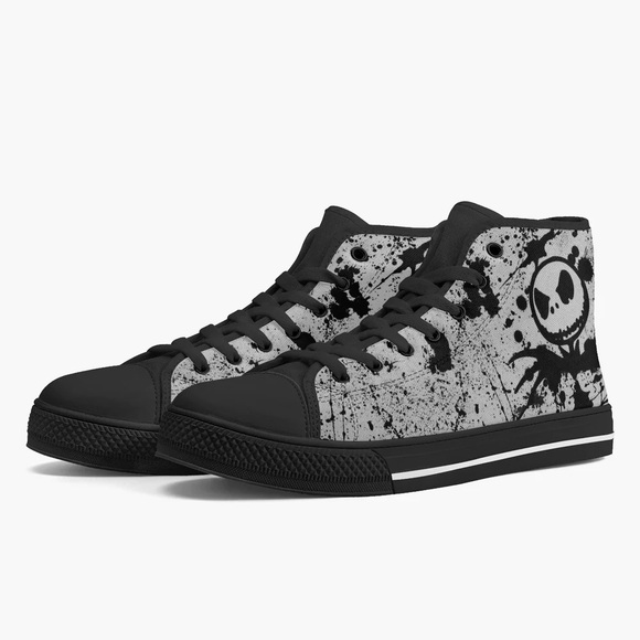 JACK SKELLINGTON UNISEX CANVAS SHOES – HIGH TOP KY31 Size 9 UNISEX - Picture 8 of 16